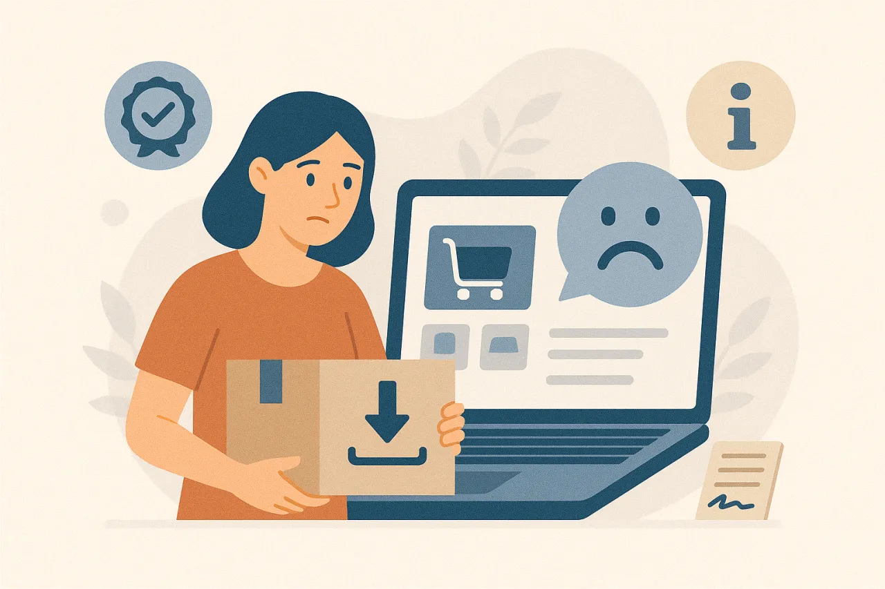 Jak vrátit nebo reklamovat zboží z e-shopu