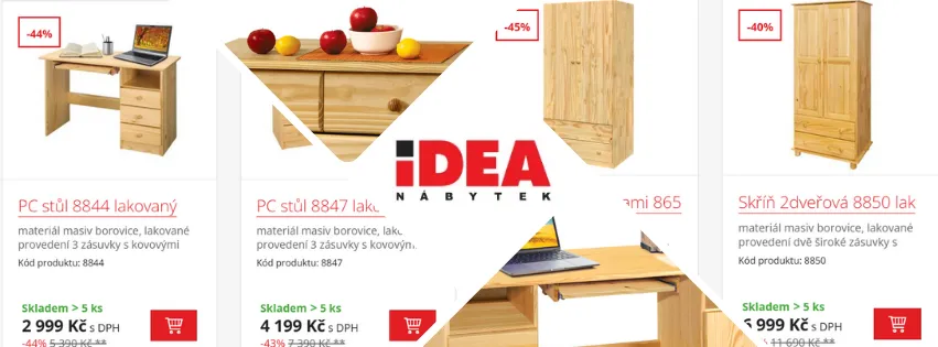 Nakupujte stylový nábytek na Idea-nabytek