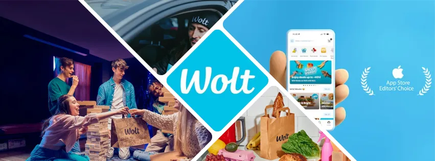 Objednávejte jednoduše na Wolt.com a využijte slevové kódy nebo akční nabídky