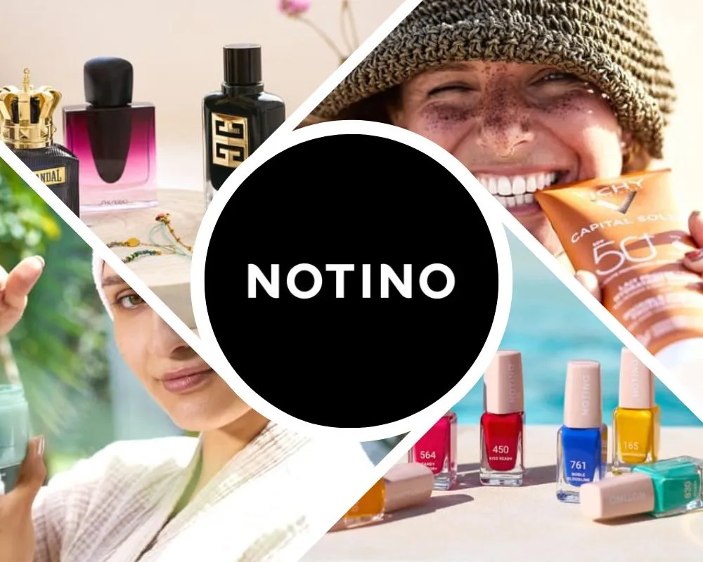 Notino – parfémy, péče o pleť, sluneční kosmetika a laky na nehty