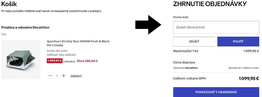 Decathlon zľavový kód