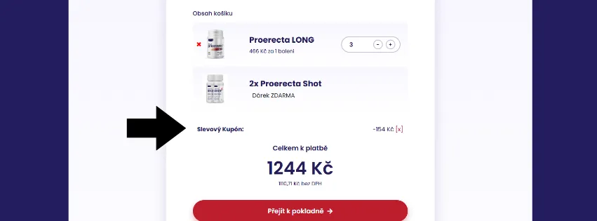 Proerecta slevový kód