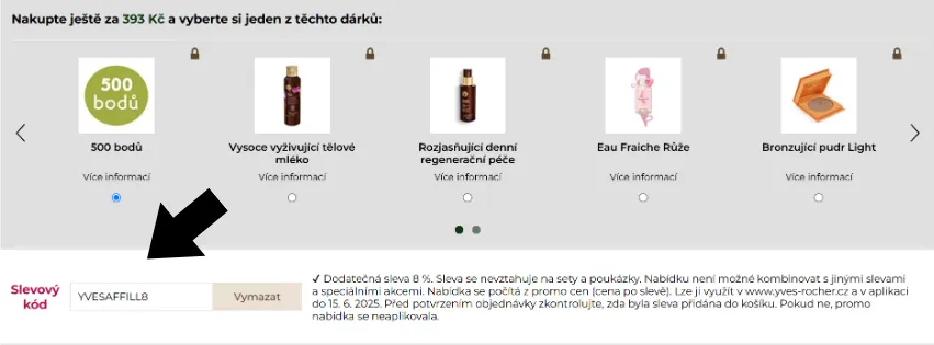 Yves Rocher slevový kód