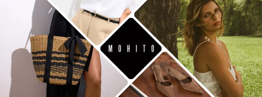 Ilustračné produkty z Mohito.sk – elegantné sukne, blúzky, šaty a nohavice v moderných strihoch a farbách