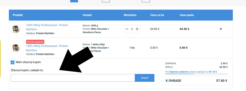 Protein zľavový kód