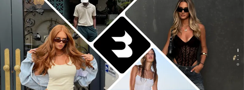 Ilustrační produkty z Bershka.com – stylové džíny, trička, bundy a letní oblečení v aktuálních střizích a barvách