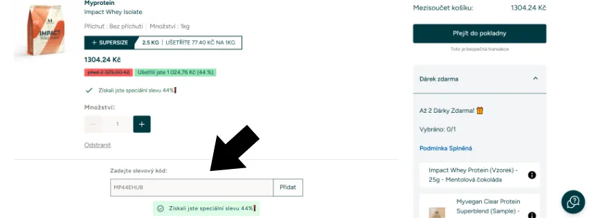MyProtein slevový kód