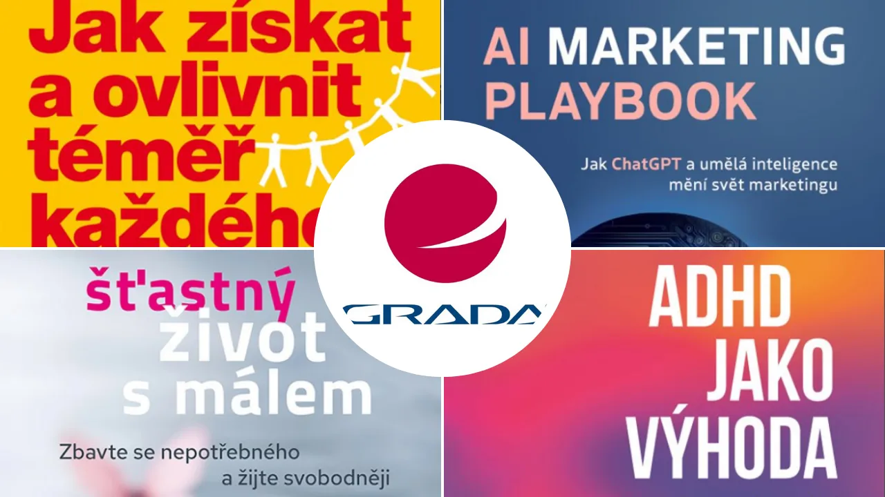 Grada.cz: odborné knihy, e‑knihy, beletrie a dětská literatura pod jednou střechou