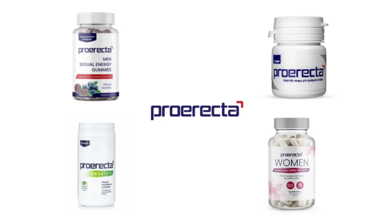Proerecta.cz: přírodní doplňky pro podporu erekce, vitality a hormonální rovnováhy