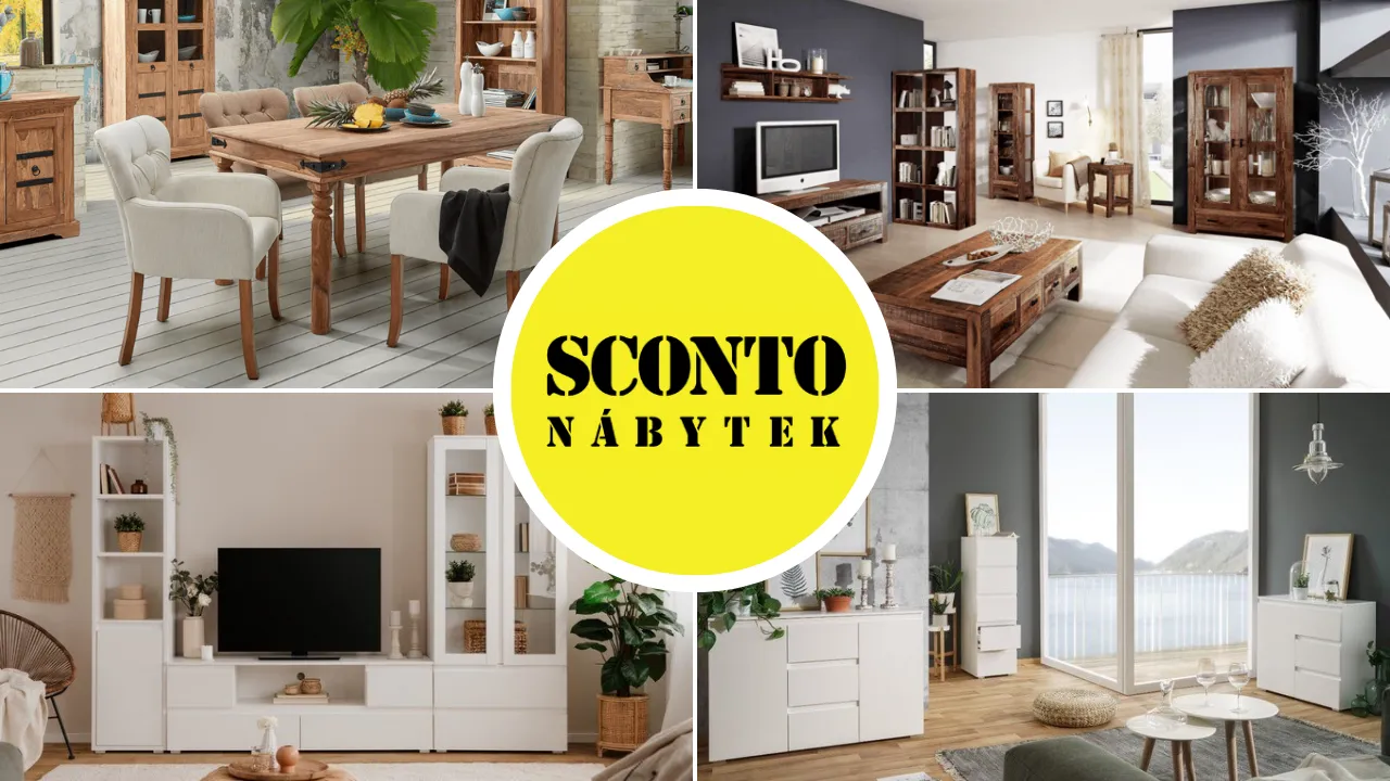Sconto.cz: nábytek, sedací soupravy, postele a vybavení pro moderní domov