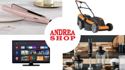 AndreaShop.sk: elektro, spotrebiče, dom a záhrada – objavte kategórie, ktoré šetria čas aj rozpočet