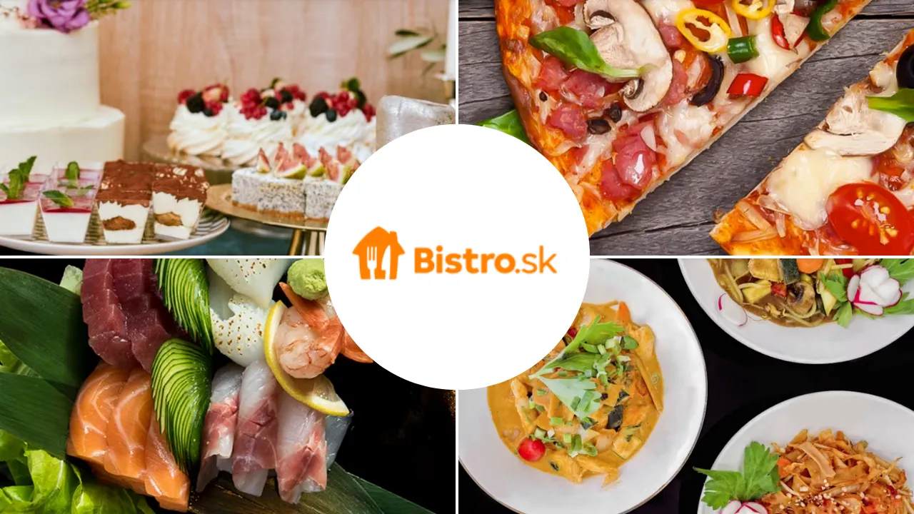 Bistro.sk: jedlá z reštaurácií, potraviny a drogéria s donáškou po celom Slovensku