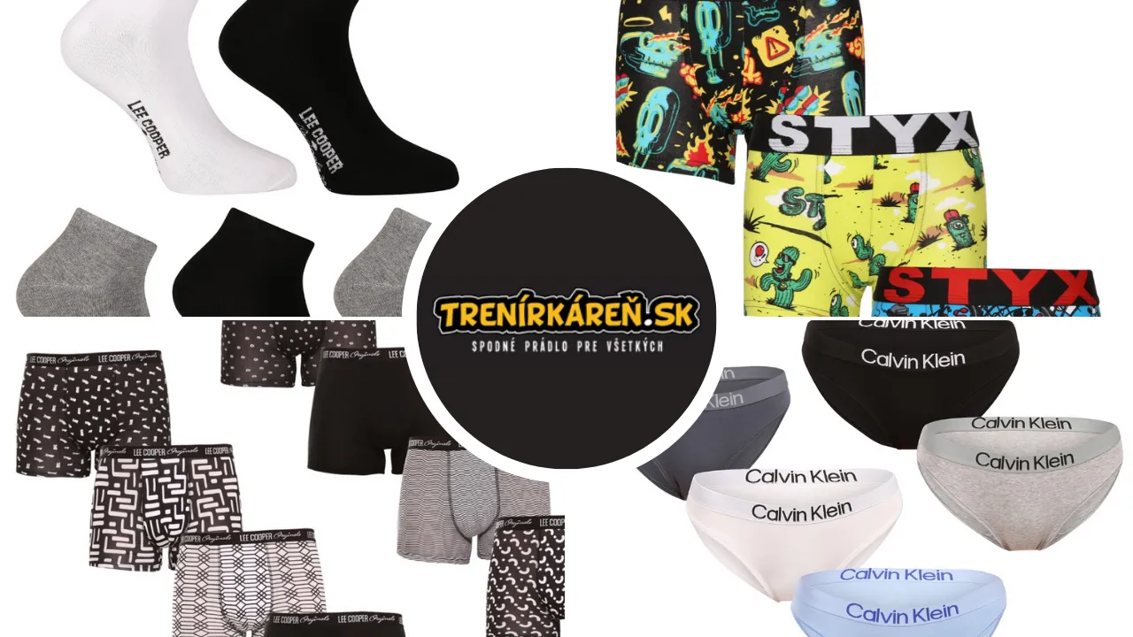 Trenirkaren.sk: spodná bielizeň, pyžamá a ponožky pre celú rodinu