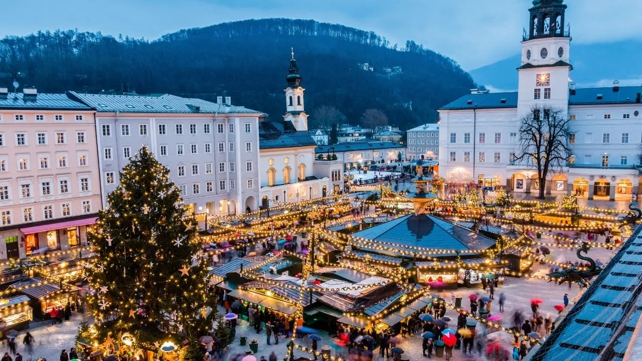 Vianočné trhy v Salzburgu – čarovná adventná atmosféra pod Alpami