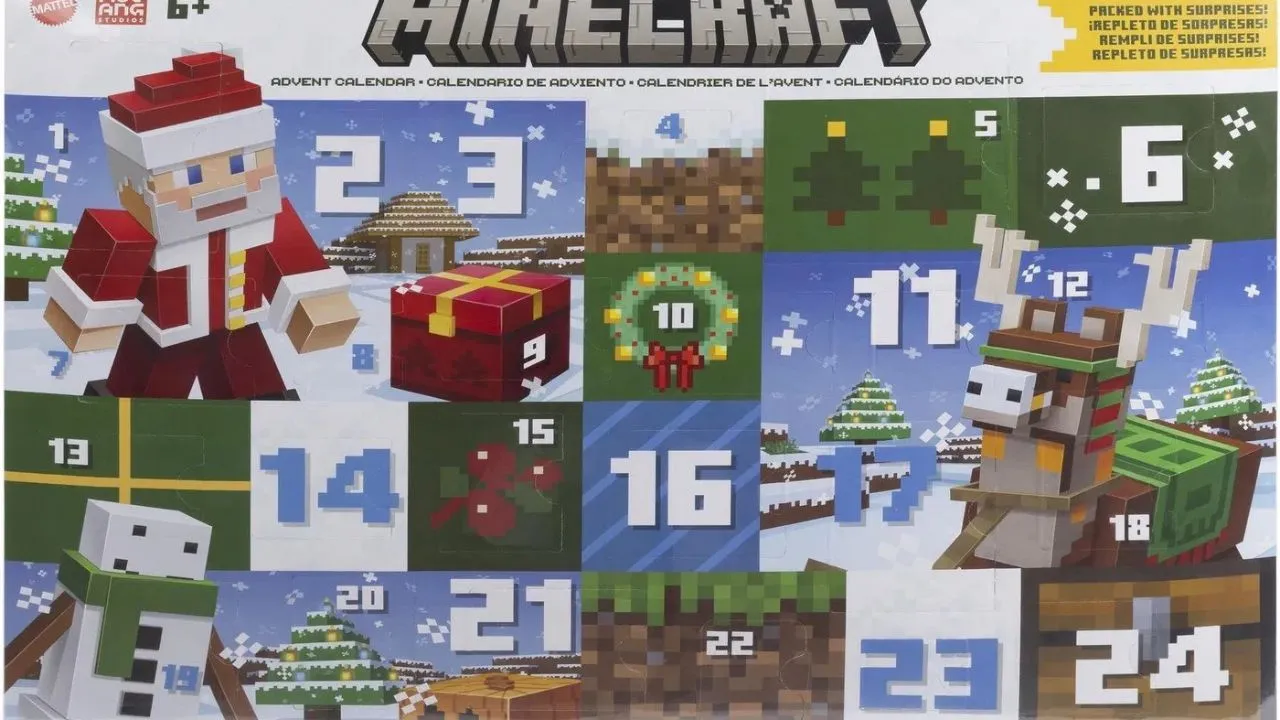 Minecraft advetnný kalendár zdroj: Alza.sk