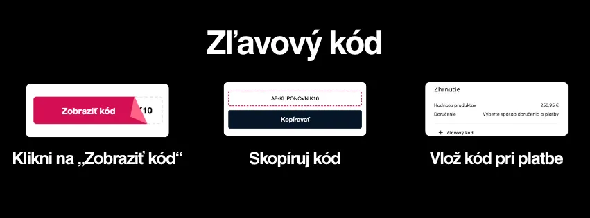Návod: Ako použiť zľavový kód v obchode