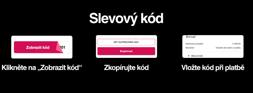 Návod: Jak použít slevový kód v obchodě