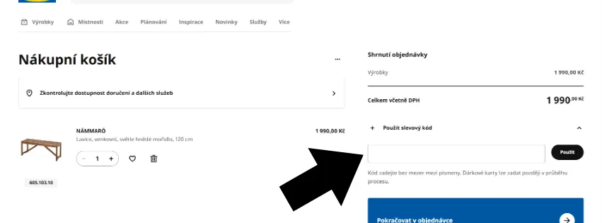 IKEA zľavový kód