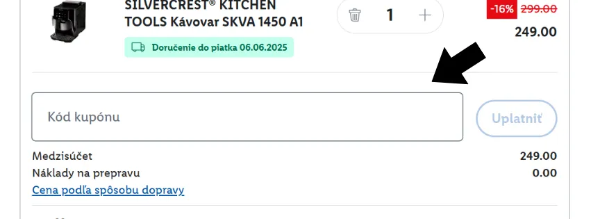  Lidl zľavový kód