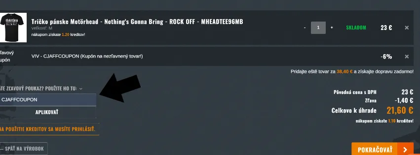 Metalshop zľavový kód