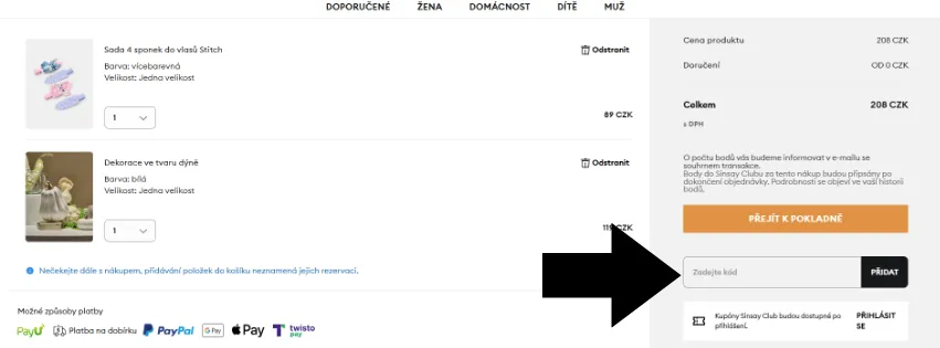 Sinsay zľavový kód