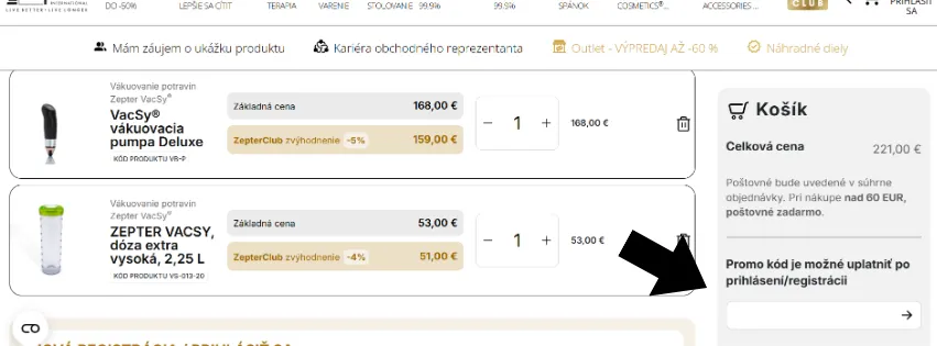 Zepter zľavový kód