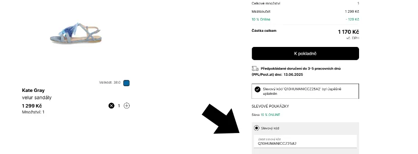 Humanic slevový kód