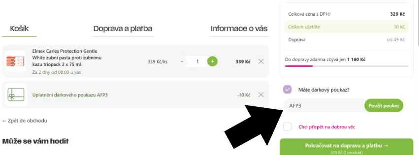 Pilulka slevový kód