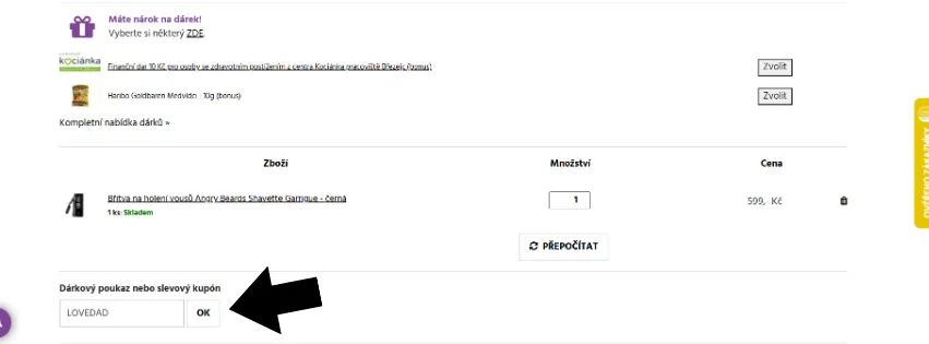 Svetkadernictvi slevový kód