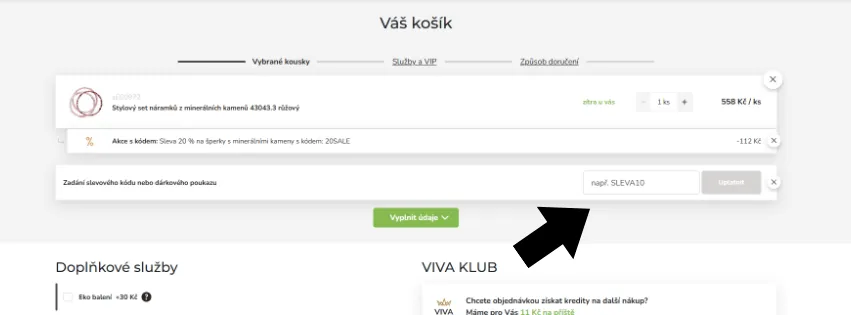 Vivantis slevový kód