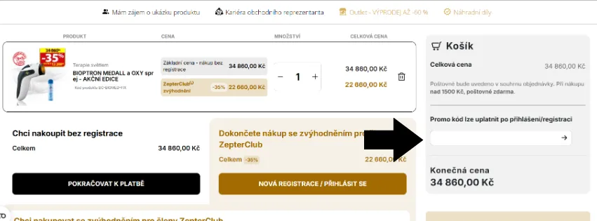 Zepter slevový kód