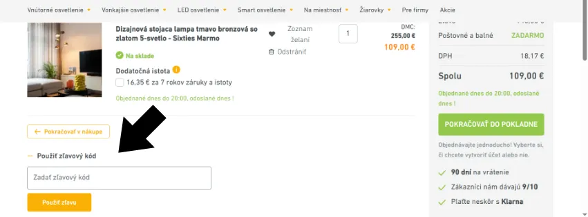 Lampyasvetla zľavový kód