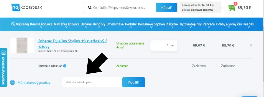 Najkoberce zľavový kód