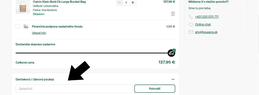 Queens zľavový kód