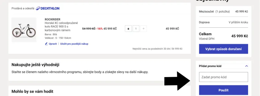 Decathlon slevový kód