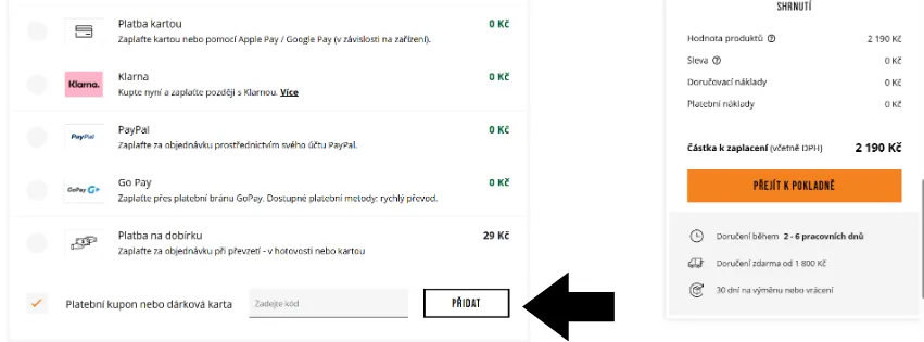 Sizeer slevový kód