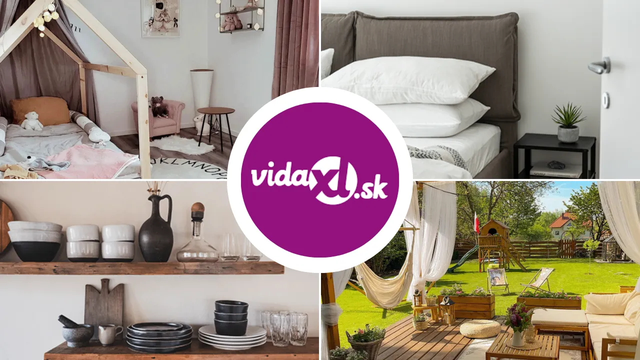 VidaXL: nábytok, záhrada, dielňa a vybavenie do domácnosti