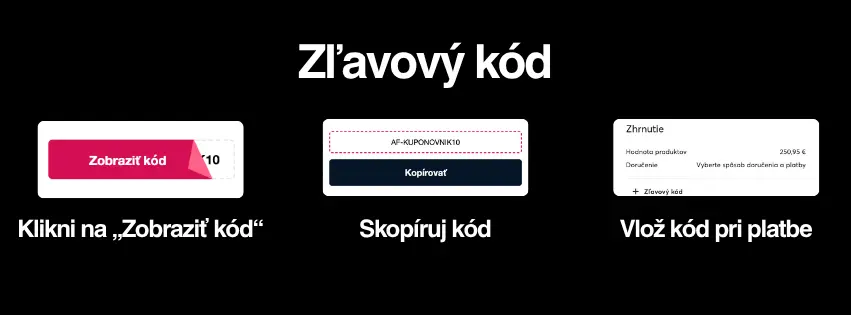 Návod: Ako použiť zľavový kód v obchode Stoporex